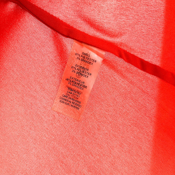 Calvin Klein Short Sleeve Orange Blouse - Picture 4 of 10